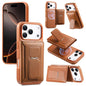CaseNeo Retro Hinge Folding Wallet Magnetic Back Phone Case, For iPhone 17e / 16e, For iPhone 17 Pro Max, For iPhone 17 Pro, For iPhone 17, For iPhone Air, For iPhone 16 Pro Max