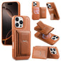 CaseNeo Retro Hinge Folding Wallet Magnetic Back Phone Case, For iPhone 17e / 16e, For iPhone 17 Pro Max, For iPhone 17 Pro, For iPhone 17, For iPhone Air, For iPhone 16 Pro Max