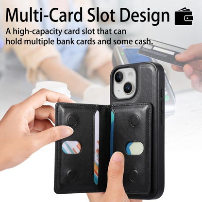 CaseNeo Retro Hinge Folding Wallet Magnetic Back Phone Case, For iPhone 13