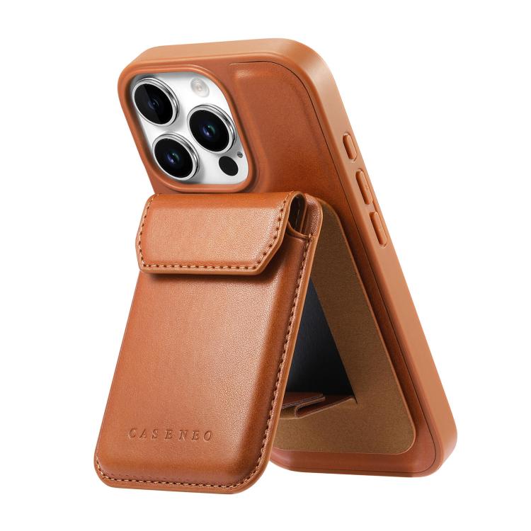 CaseNeo Retro Multi-Card Bag Magnetic Back Phone Case, For iPhone 16 Pro, For iPhone 16 Plus, For iPhone 16, For iPhone 15 Pro Max, For iPhone 15 Pro, For iPhone 15 Plus