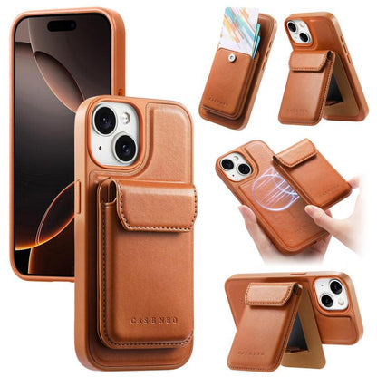 CaseNeo Retro Multi-Card Bag Magnetic Back Phone Case, For iPhone 15, For iPhone 14, For iPhone 14 Pro, For iPhone 14 Pro Max, For iPhone 13 Pro Max, For iPhone 13 Pro