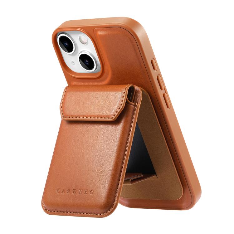 CaseNeo Retro Multi-Card Bag Magnetic Back Phone Case, For iPhone 15, For iPhone 14, For iPhone 14 Pro, For iPhone 14 Pro Max, For iPhone 13 Pro Max, For iPhone 13 Pro