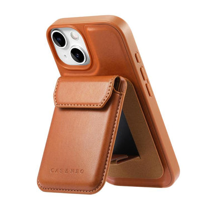 CaseNeo Retro Multi-Card Bag Magnetic Back Phone Case, For iPhone 15, For iPhone 14, For iPhone 14 Pro, For iPhone 14 Pro Max, For iPhone 13 Pro Max, For iPhone 13 Pro
