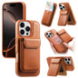 CaseNeo Retro Multi-Card Bag Magnetic Back Phone Case, For iPhone 15, For iPhone 14, For iPhone 14 Pro, For iPhone 14 Pro Max, For iPhone 13 Pro Max, For iPhone 13 Pro