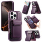 CaseNeo Retro Multi-Card Bag Magnetic Back Phone Case, For iPhone 15, For iPhone 14, For iPhone 14 Pro, For iPhone 14 Pro Max, For iPhone 13 Pro Max, For iPhone 13 Pro