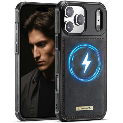 CaseMe C69 Series Magnetic Vegan Leather Back Phone Case, For iPhone 17 Pro Max, For iPhone 17 Pro, For iPhone 17, For iPhone Air