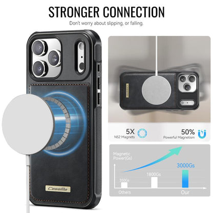 CaseMe C69 Series Magnetic Vegan Leather Back Phone Case, For iPhone 17 Pro Max, For iPhone 17 Pro, For iPhone 17, For iPhone Air