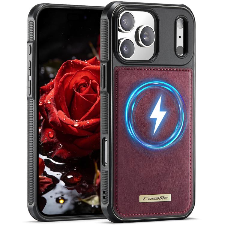 CaseMe C69 Series Magnetic Vegan Leather Back Phone Case, For iPhone 17 Pro Max, For iPhone 17 Pro, For iPhone 17, For iPhone Air