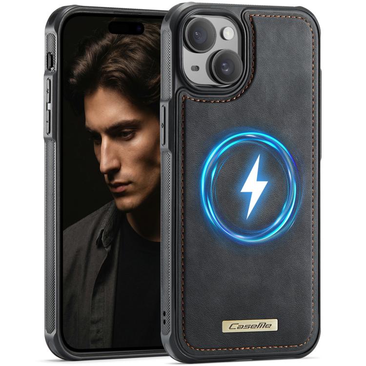 CaseMe C69 Series Magnetic Vegan Leather Back Phone Case, For iPhone 11 Pro, For iPhone 17e /16e, For iPhone 15 Plus / 14 Plus, For iPhone 12 / 12 Pro