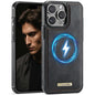 CaseMe C69 Series Magnetic Vegan Leather Back Phone Case, For iPhone 14 Pro, For iPhone 14 Pro Max, For iPhone 13 Pro Max, For iPhone 13 Pro