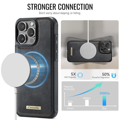 CaseMe C69 Series Magnetic Vegan Leather Back Phone Case, For iPhone 14 Pro, For iPhone 14 Pro Max, For iPhone 13 Pro Max, For iPhone 13 Pro
