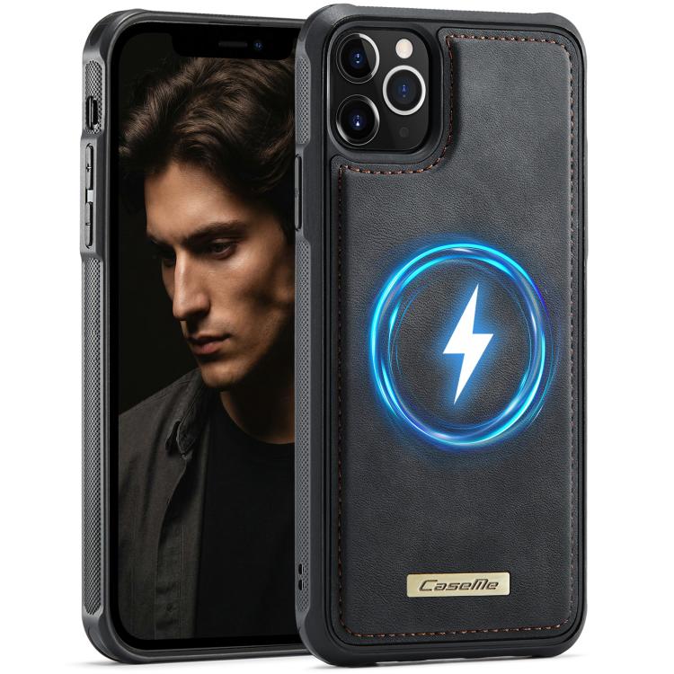 CaseMe C69 Series Magnetic Vegan Leather Back Phone Case, For iPhone 11 Pro, For iPhone 17e /16e, For iPhone 15 Plus / 14 Plus, For iPhone 12 / 12 Pro