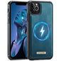CaseMe C69 Series Magnetic Vegan Leather Back Phone Case, For iPhone 11 Pro, For iPhone 17e /16e, For iPhone 15 Plus / 14 Plus, For iPhone 12 / 12 Pro