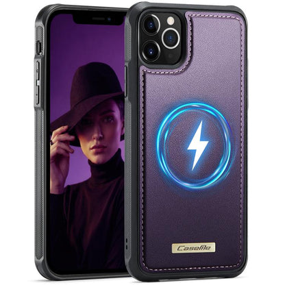 CaseMe C69 Series Magnetic Vegan Leather Back Phone Case, For iPhone 11 Pro, For iPhone 17e /16e, For iPhone 15 Plus / 14 Plus, For iPhone 12 / 12 Pro