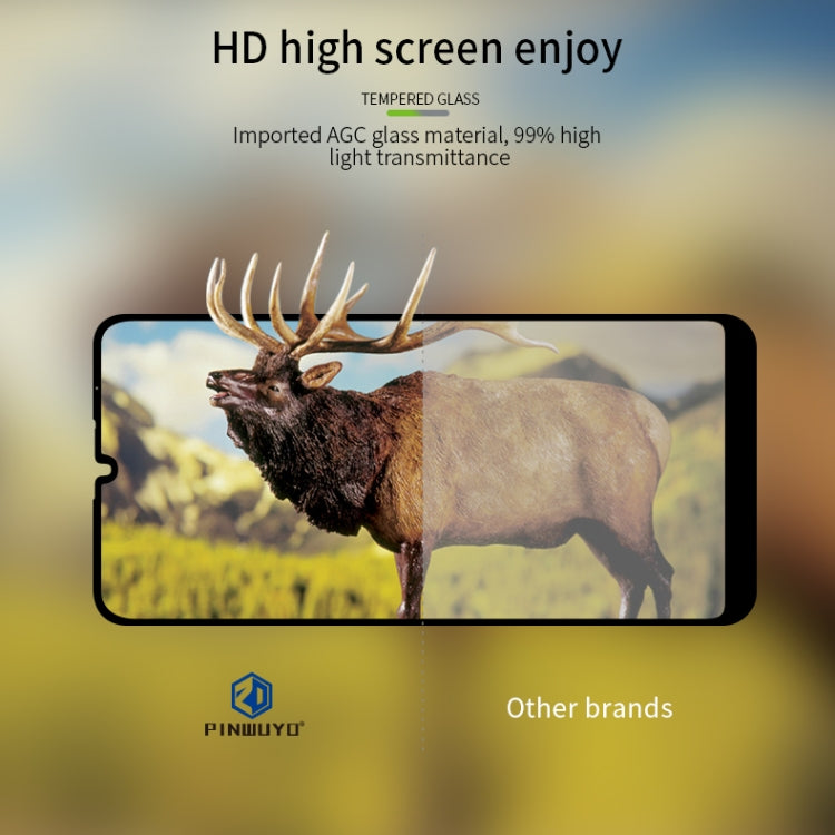 PINWUYO 9H 2.5D Full Screen Tempered Glass Film