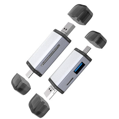 Typce-C+USB+Micro USB  OTG  Card Reader