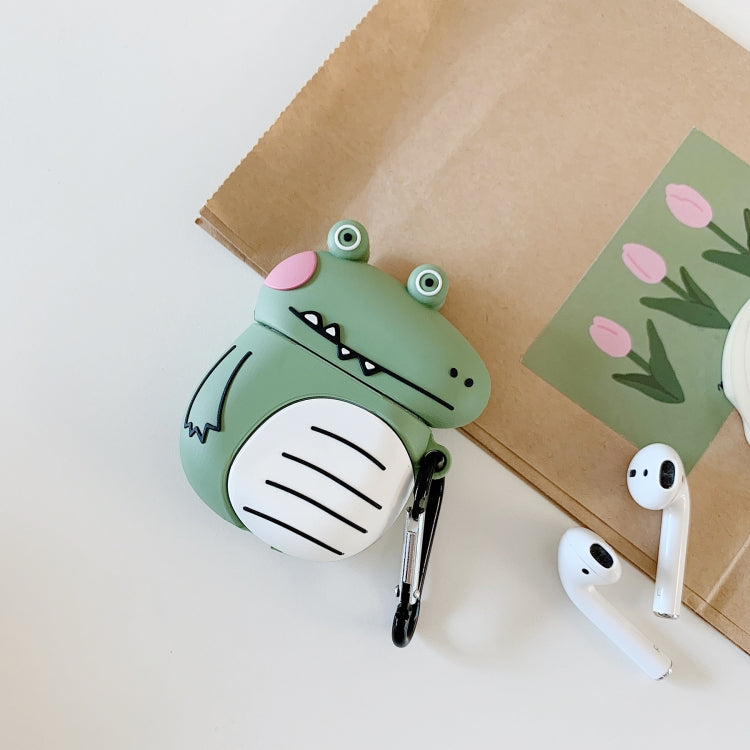 For Apple AirPods 1/2 Generation Universal Wireless Cute Dinosaur Bluetooth Headphone Protective Case