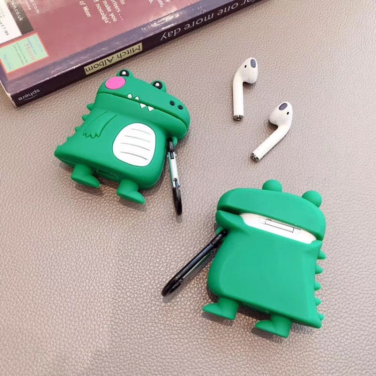 For Apple AirPods 1/2 Generation Universal Wireless Cute Dinosaur Bluetooth Headphone Protective Case