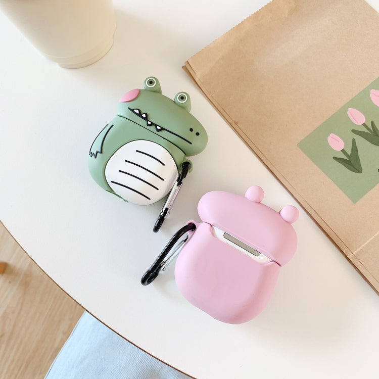 For Apple AirPods 1/2 Generation Universal Wireless Cute Dinosaur Bluetooth Headphone Protective Case