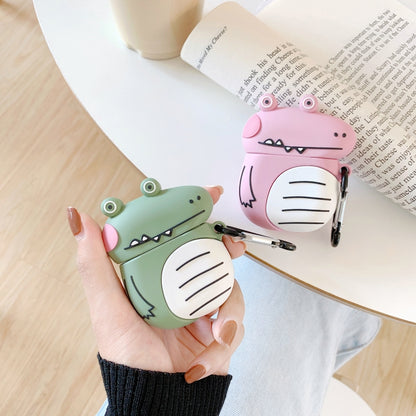 For Apple AirPods 1/2 Generation Universal Wireless Cute Dinosaur Bluetooth Headphone Protective Case