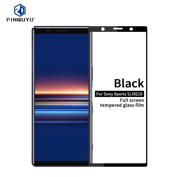 PINWUYO 9H 2.5D Full Screen Tempered Glass Film