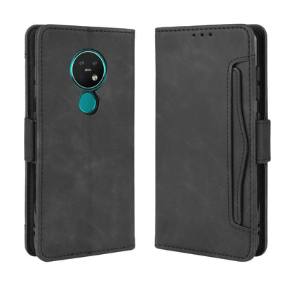 For Nokia 7.2 / 6.2 Wallet Style Skin Feel Calf Pattern Leather Case ，with Separate Card Slot