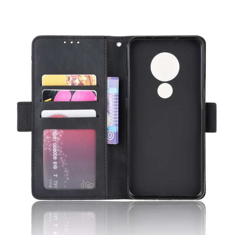 For Nokia 7.2 / 6.2 Wallet Style Skin Feel Calf Pattern Leather Case ，with Separate Card Slot