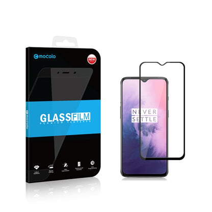 2pcs mocolo 0.33mm 9H 2.5D Full Glue Tempered Glass Film, For Oneplus 7T