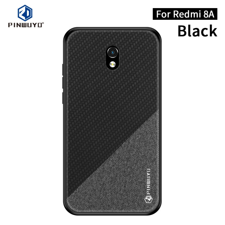 PINWUYO Rong Series  Shockproof PC + TPU+ Chemical Fiber Cloth Protective Cover