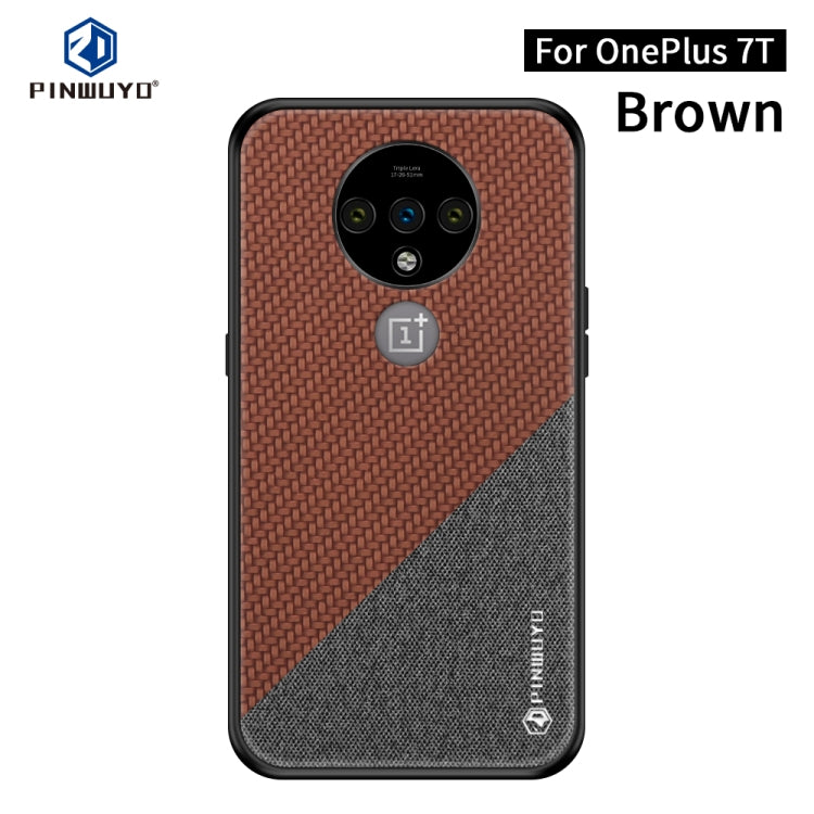 PINWUYO Rong Series  Shockproof PC + TPU+ Chemical Fiber Cloth Protective Cover