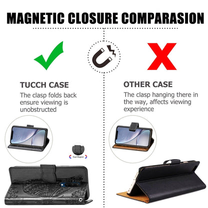 For One Plus 7T Pro  Butterfly Love Flower Embossed Horizontal Flip Leather Case with Bracket Lanyard Card Slot Wallet, For OnePlus 7T Pro, For One Plus 7T Pro