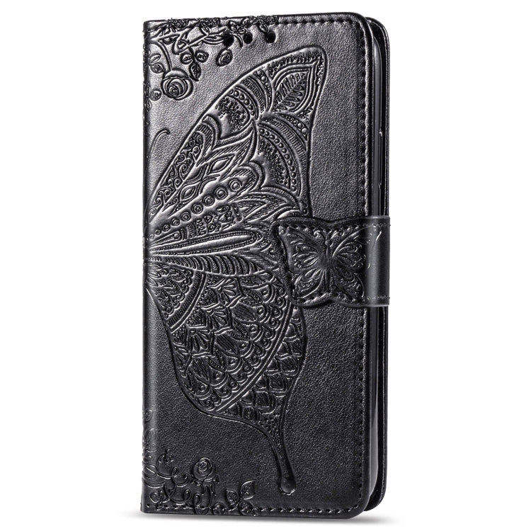 For One Plus 7T Pro  Butterfly Love Flower Embossed Horizontal Flip Leather Case with Bracket Lanyard Card Slot Wallet