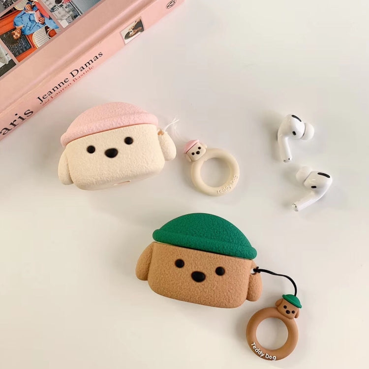 For Apple AirPods Pro Teddy Dog Bluetooth Headphone Protective Case