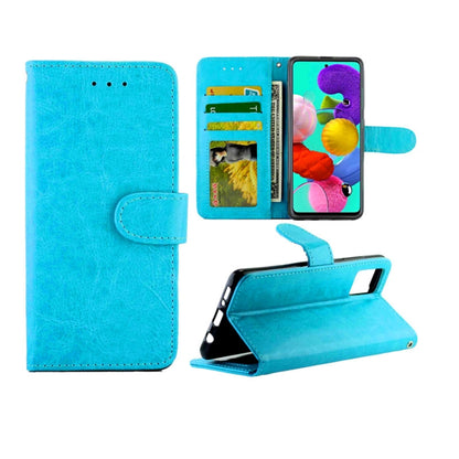 Crazy Horse Texture Leather Horizontal Flip Protective Case with Holder & Card Slots & Wallet & Photo Frame