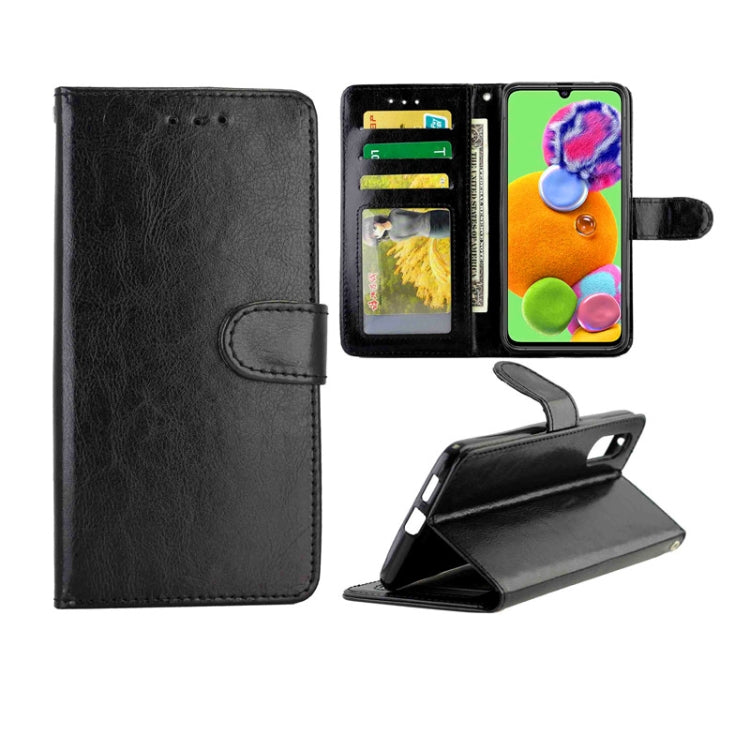 Crazy Horse Texture Leather Horizontal Flip Protective Case with Holder & Card Slots & Wallet & Photo Frame