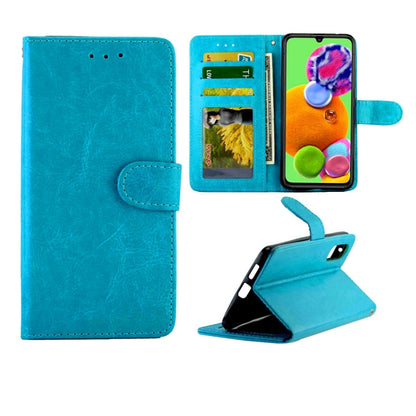 Crazy Horse Texture Leather Horizontal Flip Protective Case with Holder & Card Slots & Wallet & Photo Frame