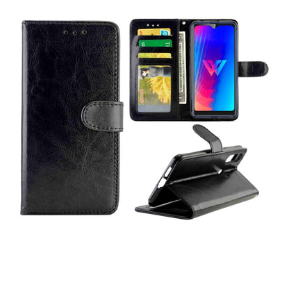 Crazy Horse Texture Leather Horizontal Flip Protective Case with Holder & Card Slots & Wallet & Photo Frame