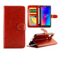 Crazy Horse Texture Leather Horizontal Flip Protective Case with Holder & Card Slots & Wallet & Photo Frame