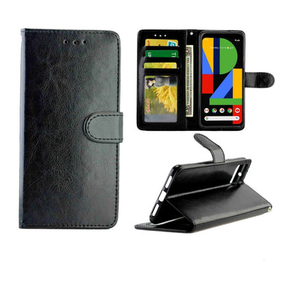 Crazy Horse Texture Leather Horizontal Flip Protective Case with Holder & Card Slots & Wallet & Photo Frame