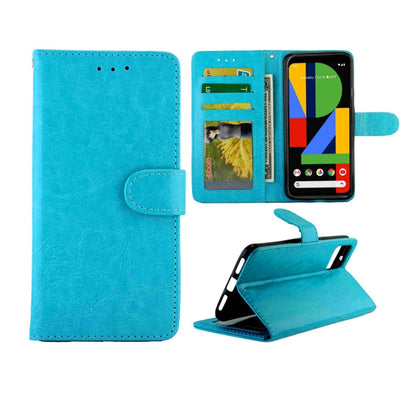 Crazy Horse Texture Leather Horizontal Flip Protective Case with Holder & Card Slots & Wallet & Photo Frame, For Galaxy A51, For Galaxy A70S/A70, For Galaxy A90 5G, For LG W30, For Google Pixel4 XL