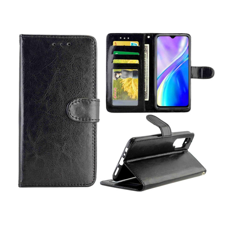 Crazy Horse Texture Leather Horizontal Flip Protective Case with Holder & Card Slots & Wallet & Photo Frame