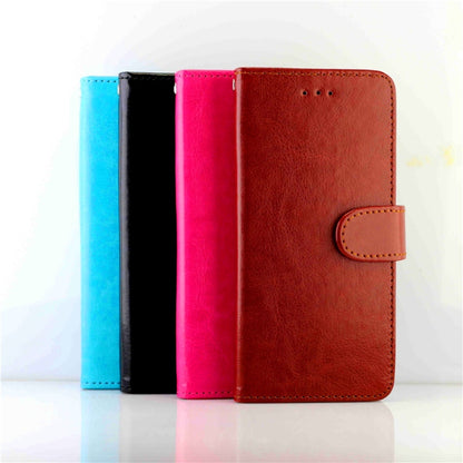Crazy Horse Texture Leather Horizontal Flip Protective Case with Holder & Card Slots & Wallet & Photo Frame, For Google Pixel4, For LG K20(2019)