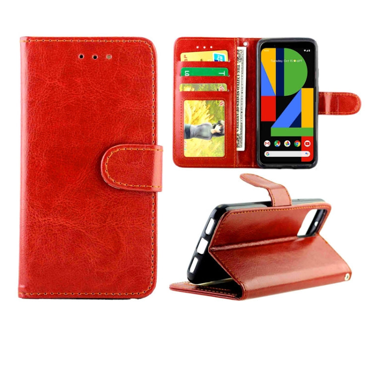 Crazy Horse Texture Leather Horizontal Flip Protective Case with Holder & Card Slots & Wallet & Photo Frame