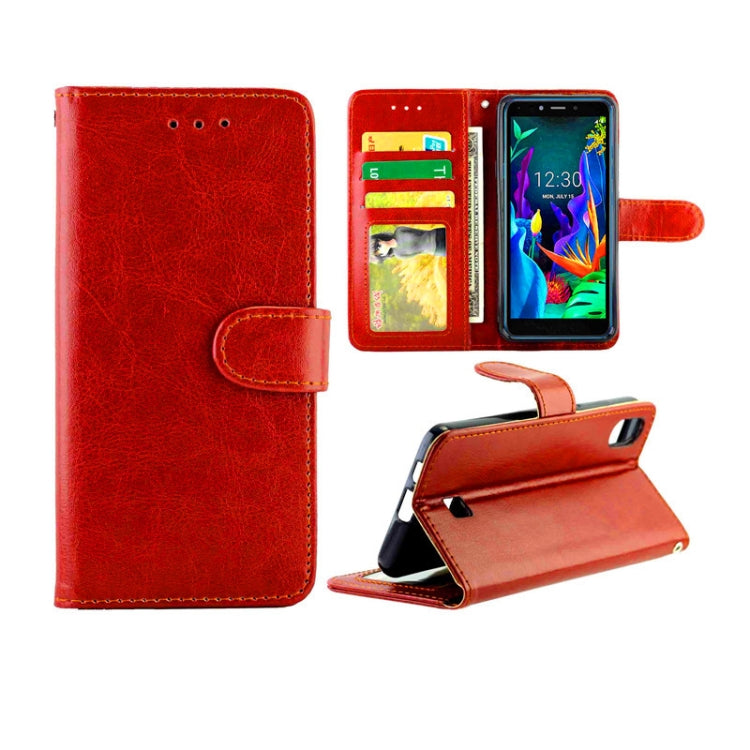 Crazy Horse Texture Leather Horizontal Flip Protective Case with Holder & Card Slots & Wallet & Photo Frame