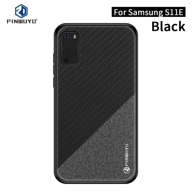 PINWUYO Rong Series  Shockproof PC + TPU+ Chemical Fiber Cloth Protective Cover