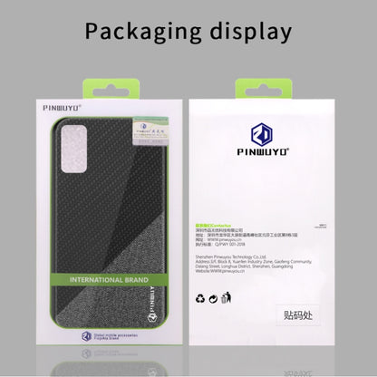 PINWUYO Rong Series  Shockproof PC + TPU+ Chemical Fiber Cloth Protective Cover