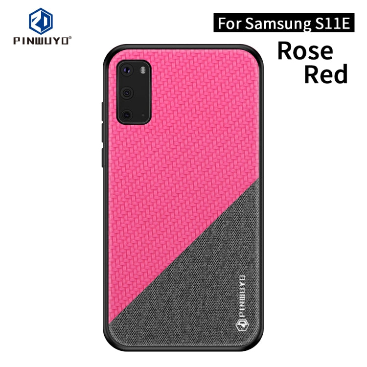 PINWUYO Rong Series  Shockproof PC + TPU+ Chemical Fiber Cloth Protective Cover