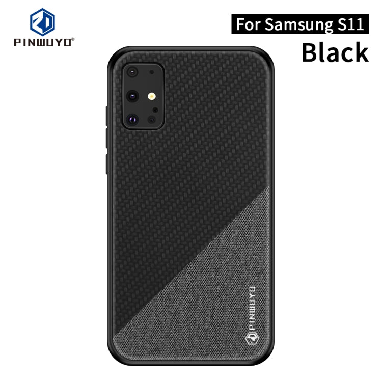 PINWUYO Rong Series  Shockproof PC + TPU+ Chemical Fiber Cloth Protective Cover