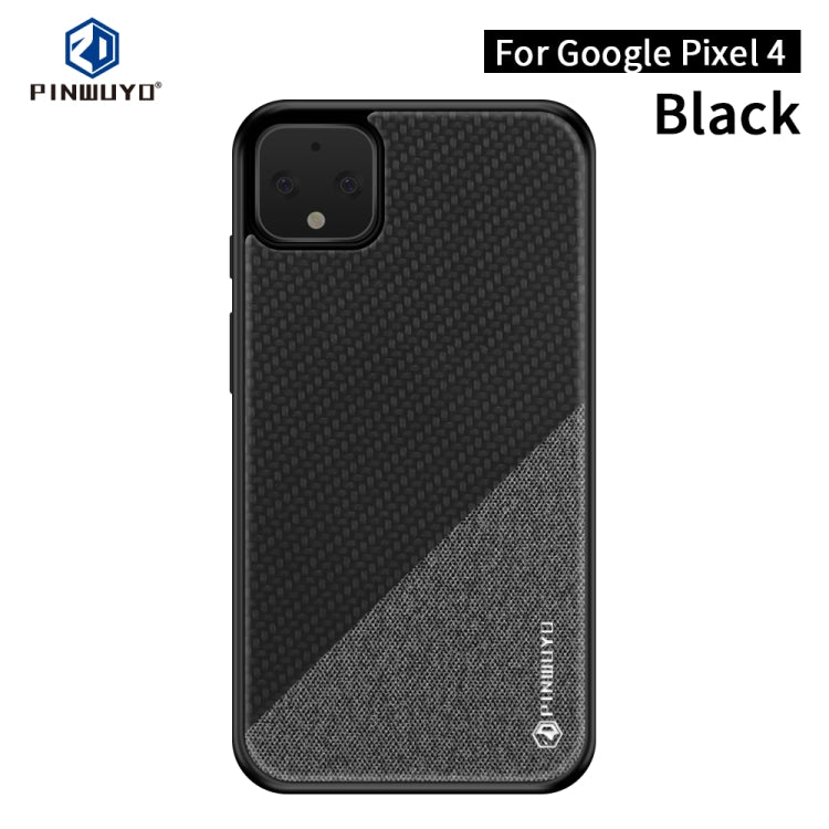 PINWUYO Rong Series  Shockproof PC + TPU+ Chemical Fiber Cloth Protective Cover