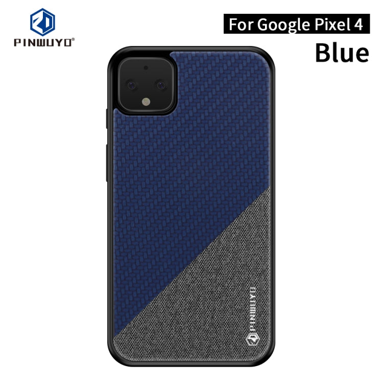 PINWUYO Rong Series  Shockproof PC + TPU+ Chemical Fiber Cloth Protective Cover